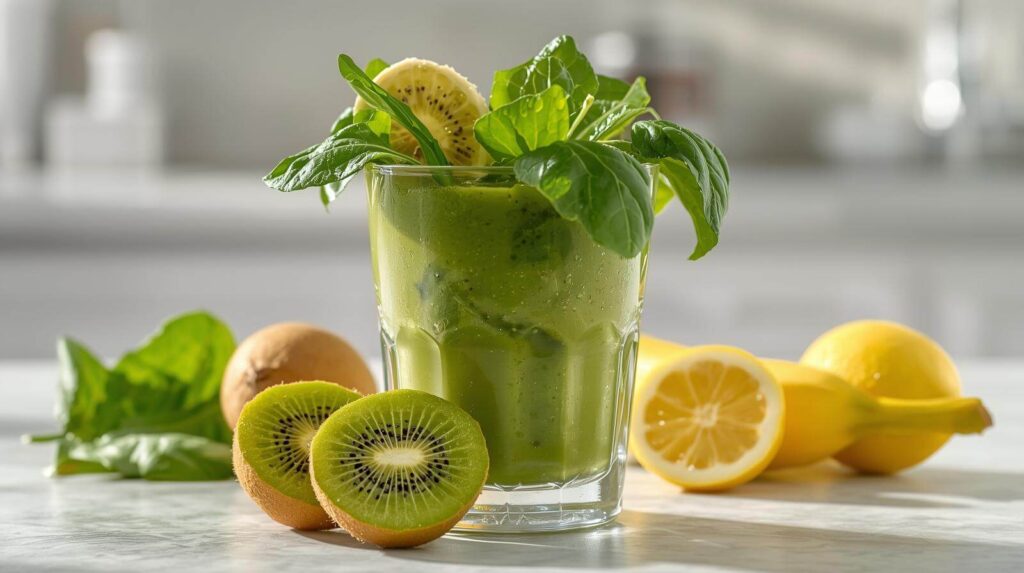 Joghurt-Beeren-Kefir-Drink zur Unterstützung von Darm und Immunsystem