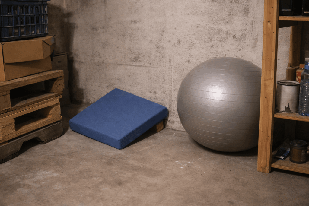 Instabile Trainingsgeräte ungeeignet für Training ohne Fußbelastung