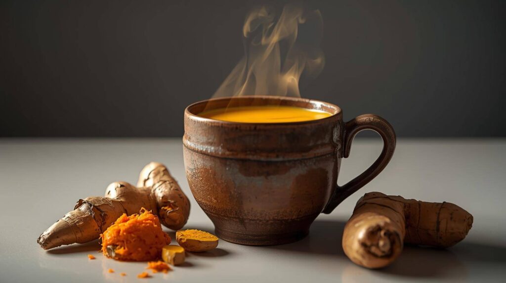 Warme Golden Milk für den Winter