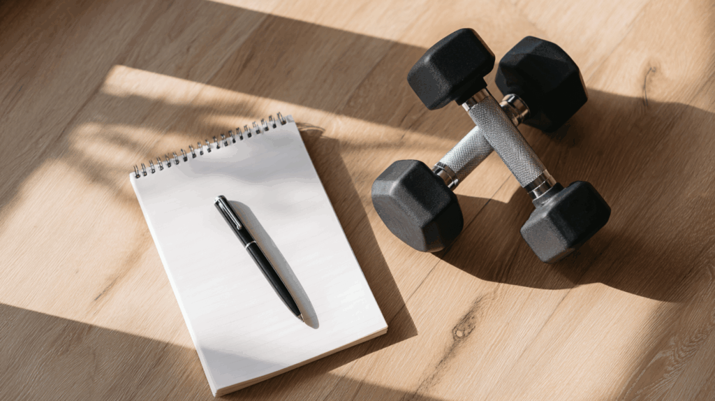 Trainingsplan Oberkörper Kurzhanteln Zuhause