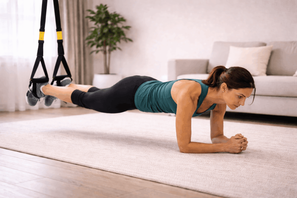 TRX GO Core Training Plank
