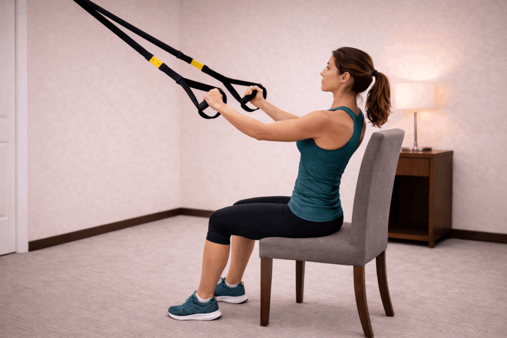 TRX GO Oberkörpertraining sitzend