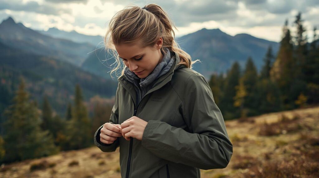 Layering im Herbst mit Funktionsshirt, Fleece und Softshell