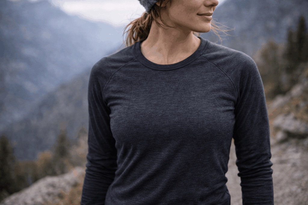 Merino Base Layer beim Training in kühler Morgenluft