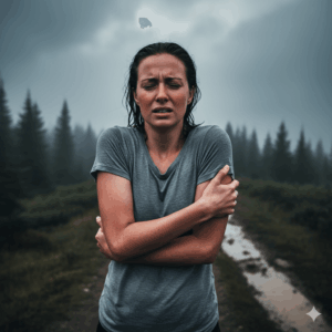 Nasses Baumwollshirt beim Wandern – typischer Layering-Fehler