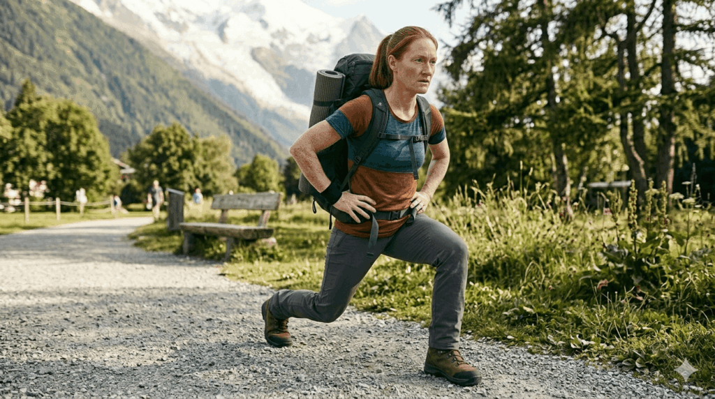 Outdoor Krafttraining zur Vorbereitung aufs Wandern