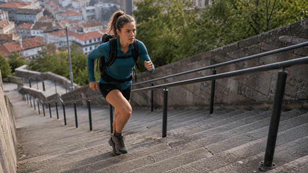 Treppentraining für bessere Kondition beim Wandern